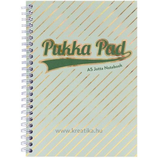 Spirálfüzet A/5 100 lapos vonalas Pukka Pad "Jotta Pad" Haze