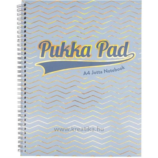 Spirálfüzet A/4 100 lapos vonalas Pukka Pad "Jotta Pad" Haze