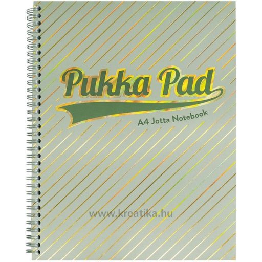 Spirálfüzet A/4 100 lapos vonalas Pukka Pad "Jotta Pad" Haze