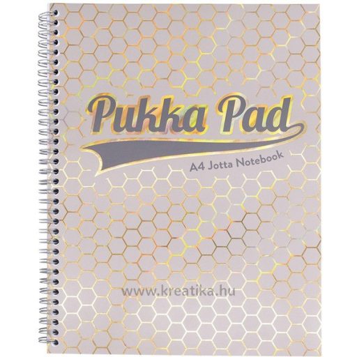 Spirálfüzet A/4 100 lapos vonalas Pukka Pad "Jotta Pad" Haze