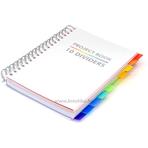 Spirálfüzet B/5 200 lapos vonalas Pukka Pad "Project Book