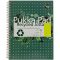 Spirálfüzet A/4 55 lapos, vonalas, újrahasznosított Pukka Pad "Recycled Jotta" zöld