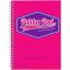 Spirálfüzet A/5 100 lapos, vonalas Pukka Pad "Jotta Pad" Vision rózsaszín
