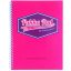 Spirálfüzet A/4 100 lapos, vonalas Pukka Pad "Jotta Pad" Vision rózsaszín