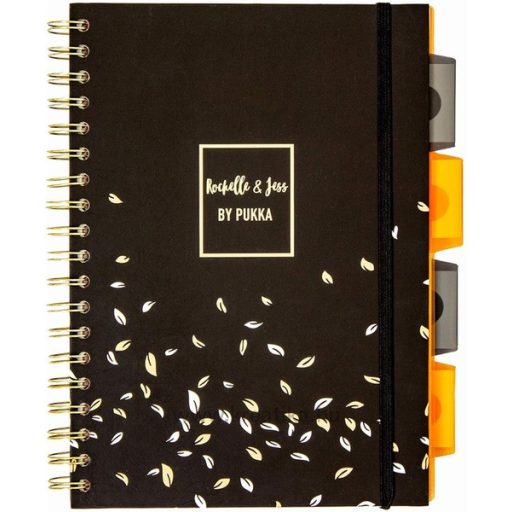 Spirálfüzet B/5 100 lapos, vonalas Pukka Pad "Project Book" Rochelle & Jess