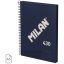 Spirálfüzet A/5 80 lapos, sima Milan "1918 Series" navy