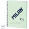 Spirálfüzet A/4 80 lapos, sima Milan "1918 Series" zöld