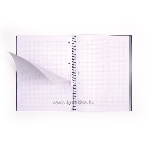 Spirálfüzet A/4 80 lapos, négyzetrácsos Milan "1918 Series" bézs