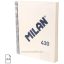 Spirálfüzet A/4 120 lapos, négyzetrácsos Milan "1918 Series" bézs