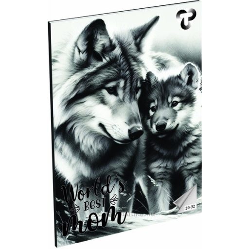 Füzet A/5 32 lapos, sima 20-32 T-Creativ