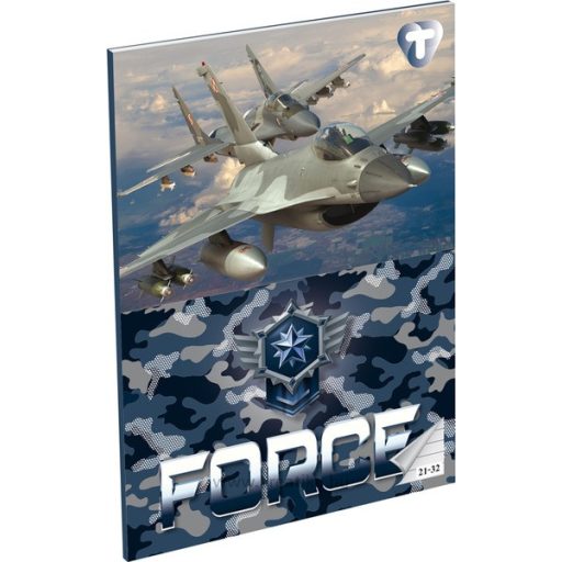 Füzet A/5 32 lapos, vonalas 21-32 T-Creativ