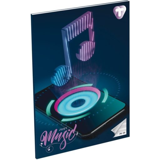 Füzet A/5 16 lapos, hangjegy 36-16 T-Creativ