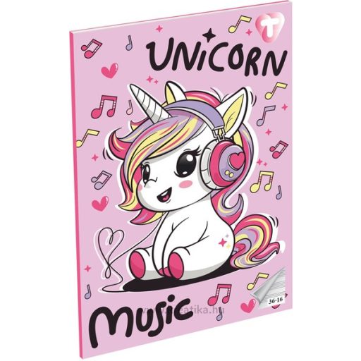 Füzet A/5 16 lapos, hangjegy 36-16 T-Creativ