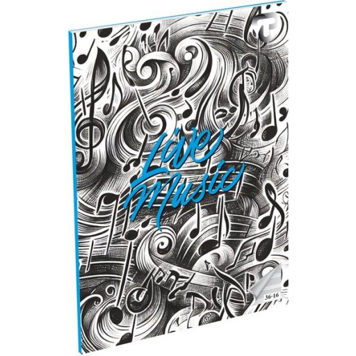 Füzet A/5 16 lapos, hangjegy 36-16 T-Creativ