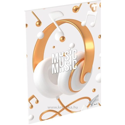 Füzet A/4 32 lapos, hangjegy 86-32 T-Creativ