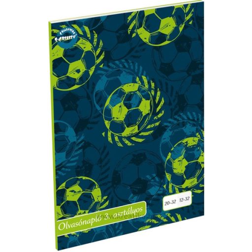 Olvasónapló A/5 32 lapos, 3. osztályos vonalas-sima 12-32 T-Creativ