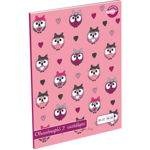 Olvasónapló A/5 32 lapos, 2. osztályos vonalas-sima 16-32 T-Creativ