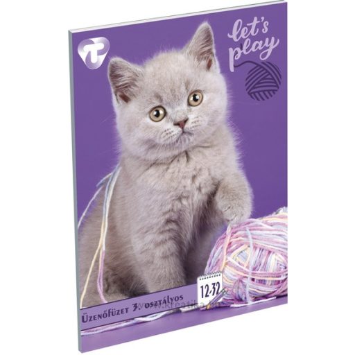 Üzenőfüzet A/5 32 lapos, 3. osztályos vonalas 12-32 T-Creativ