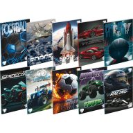 Füzet A/5 32 lapos, vonalas 21-32,  T-Creativ "Boys