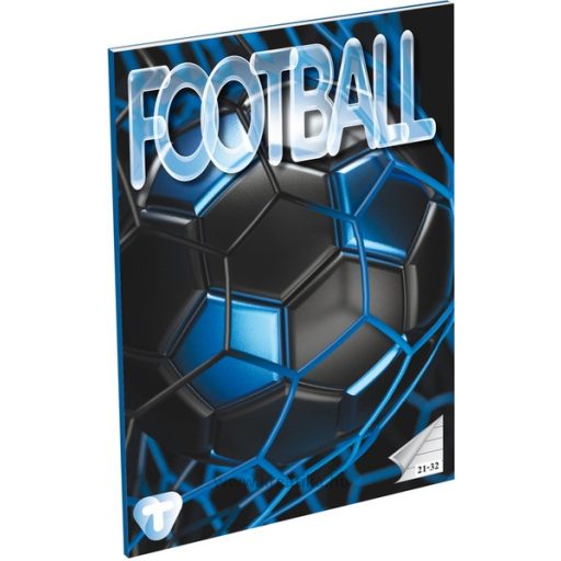 Füzet A/5 32 lapos, vonalas 21-32,  T-Creativ "Boys