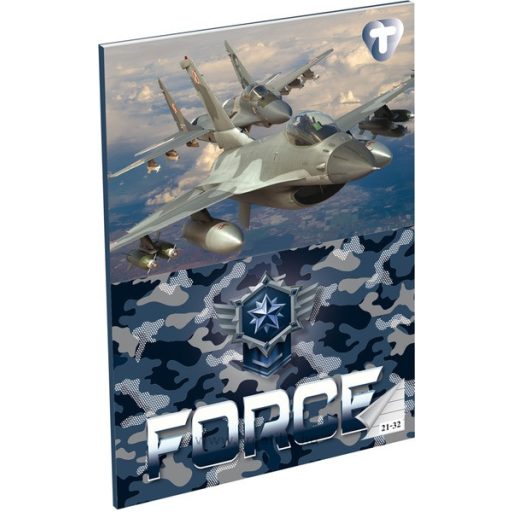 Füzet A/5 32 lapos, vonalas 21-32,  T-Creativ "Boys