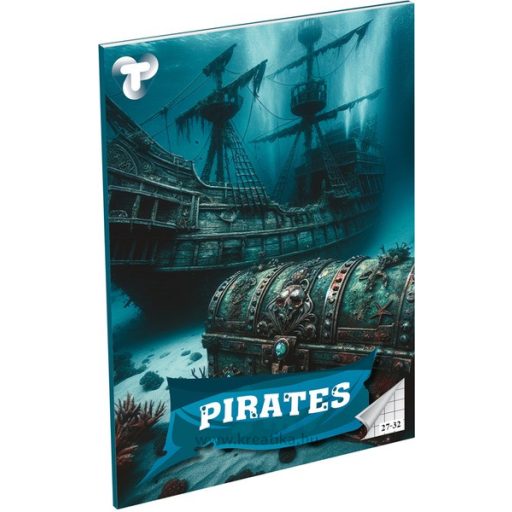 Füzet A/5 32 lapos, négyzetrácsos 27-32,  T-Creativ "Boys