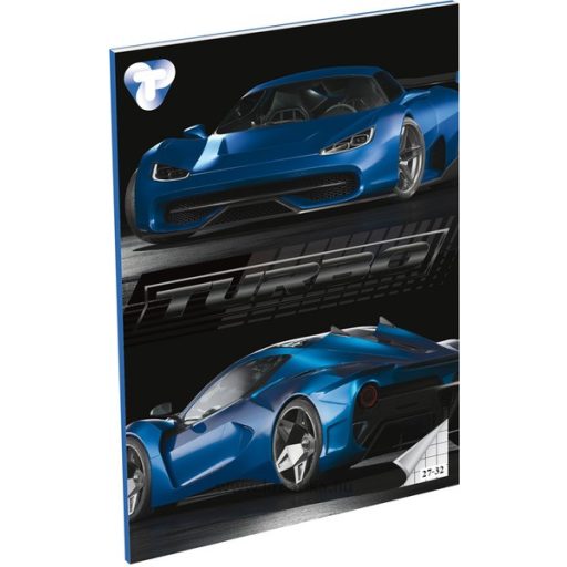 Füzet A/5 32 lapos, négyzetrácsos 27-32,  T-Creativ "Boys