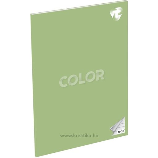 Füzet A/5 32 lapos, vonalas 21-32 T-Creativ "Color