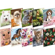 Füzet A/5 32 lapos, vonalas 21-32,  T-Creativ "Girls