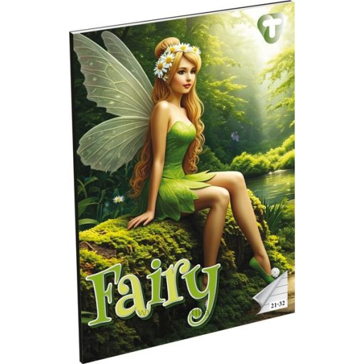 Füzet A/5 32 lapos, vonalas 21-32,  T-Creativ "Girls