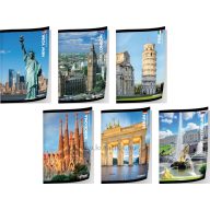 Füzet A/5 52 lapos, négyzetrácsos Octopus "City