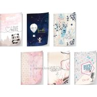 Füzet A/4 52 lapos, sima Octopus "Shiny