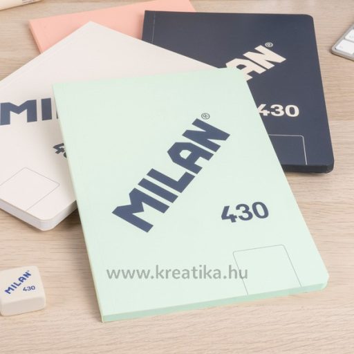 Füzet A/5 48 lapos, sima Milan "1918 Series" navy