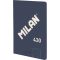 Füzet A/5 48 lapos, vonalas Milan "1918 Series" navy