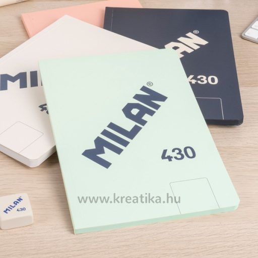 Füzet A/5 48 lapos, sima Milan "1918 Series" zöld