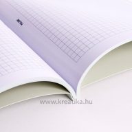   Füzet A/5 48 lapos, négyzetrácsos Milan "1918 Series" zöld