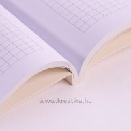   Füzet A/5 48 lapos, négyzetrácsos Milan "1918 Series" bézs