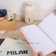   Füzet A/5 48 lapos, sima Milan "1918 Series" rózsaszín