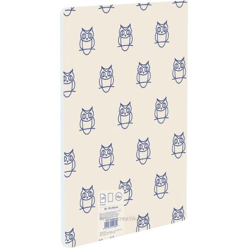 Füzet A/5 24 lapos, sima Milan "460 Collection" bézs