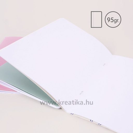 Füzet A/5 24 lapos, sima Milan "460 Collection" bézs