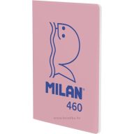   Füzet A/5 24 lapos, vonalas Milan "460 Collection" pink