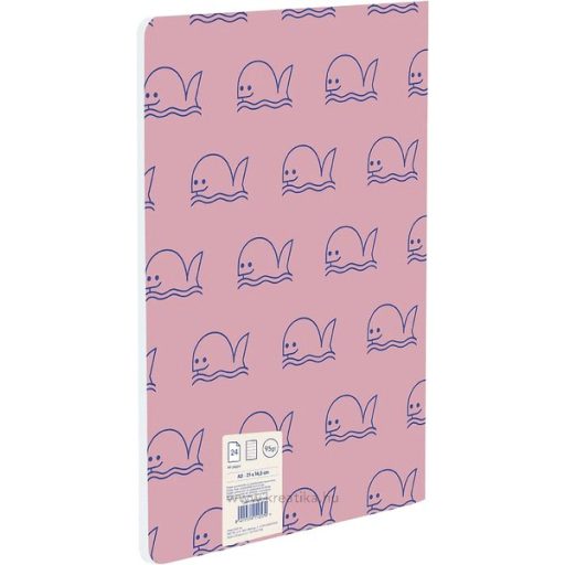 Füzet A/5 24 lapos, vonalas Milan "460 Collection" pink