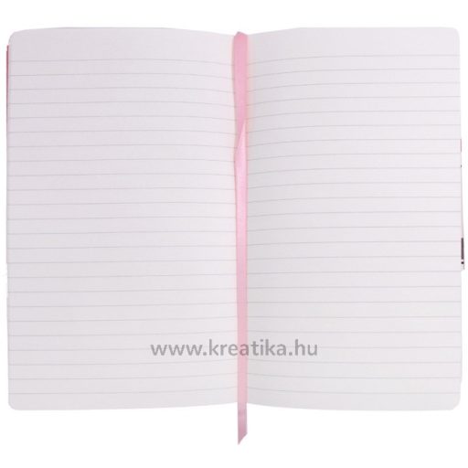 Napló A/5 96 lapos, vonalas Pukka Pad rózsaszín