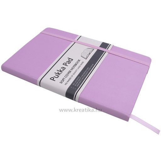Napló A/5 96 lapos, vonalas Pukka Pad lila