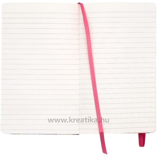 Napló 13x21 cm 192 lapos, vonalas Pukka Pad "Bloom" kék