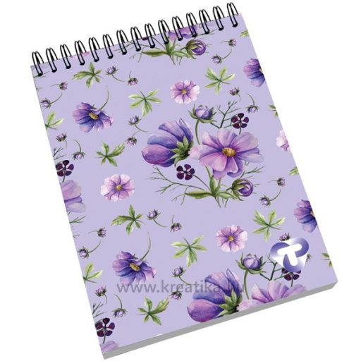 Spirálnotesz A/7 40 lapos, négyzetrácsos T-Creativ