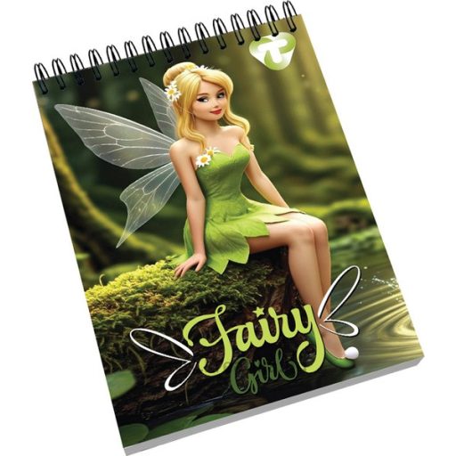 Spirálnotesz A/6 40 lapos, vonalas T-Creativ