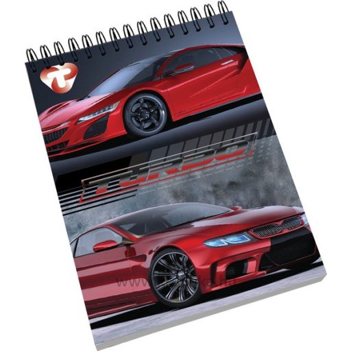 Spirálnotesz A/6 40 lapos, vonalas T-Creativ