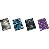 Spirálnotesz A/6 40 lapos, négyzetrácsos T-Creativ