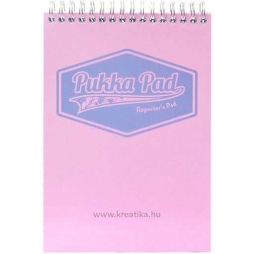 Spirálnotesz A/5 80 lapos, vonalas Pukka Pad "Pastel" vegyes színek